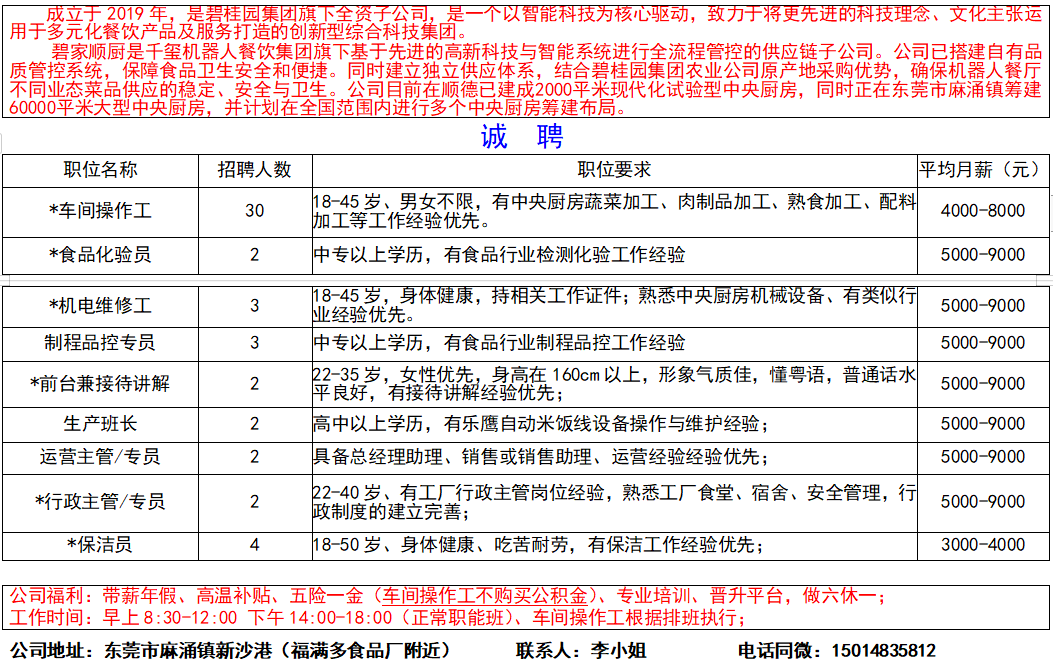 东莞中粮最新招聘岗位详解及求职指南