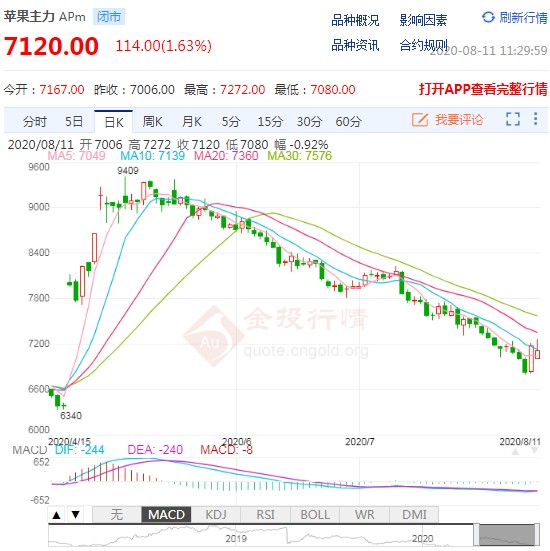 苹果期货最新价格动态分析与趋势预测