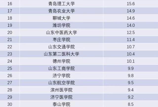 山东高校最新排名榜单发布，山东高校排名最新排名概览