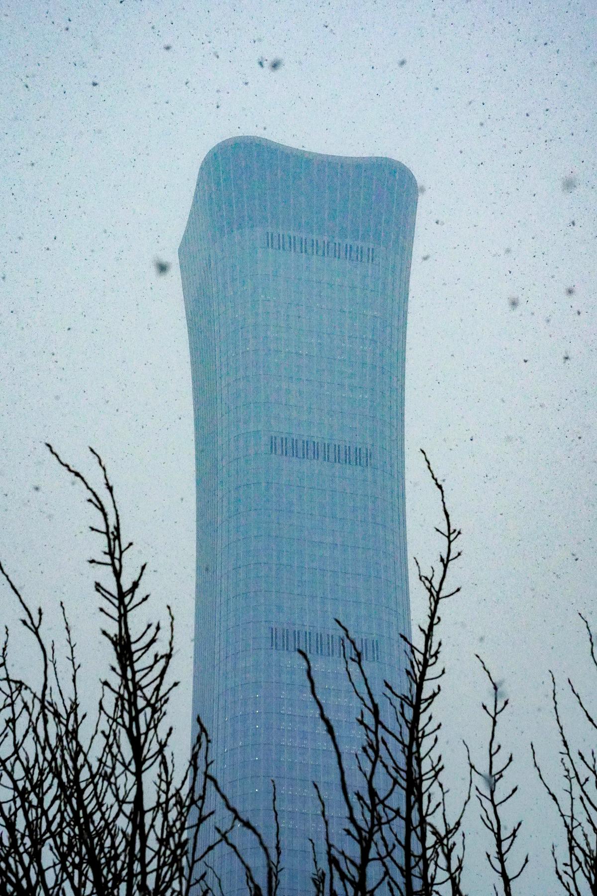 北京延庆佛爷顶瑞雪纷飞，冬日诗意画卷启动