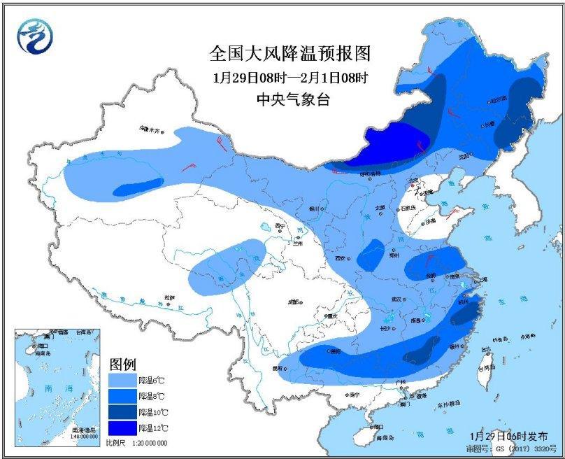 强冷空气持续影响中东部地区，气象分析与应对建议