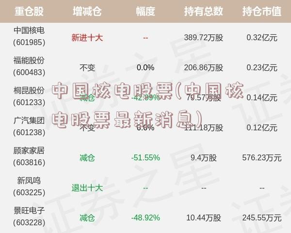 中国核电股票最新动态与步骤指南