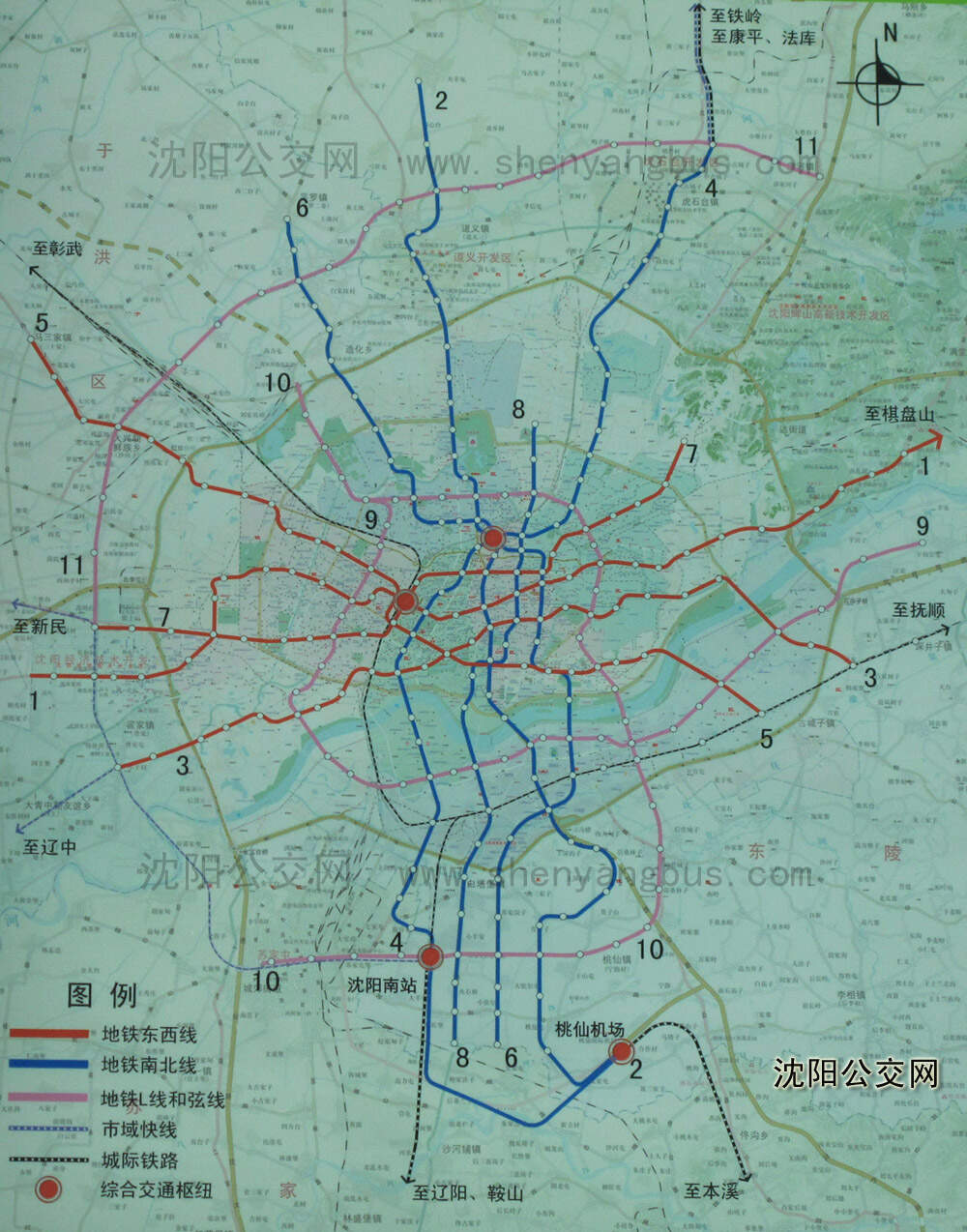 沈阳地铁最新规划图，自然美景的探索之旅启程了！