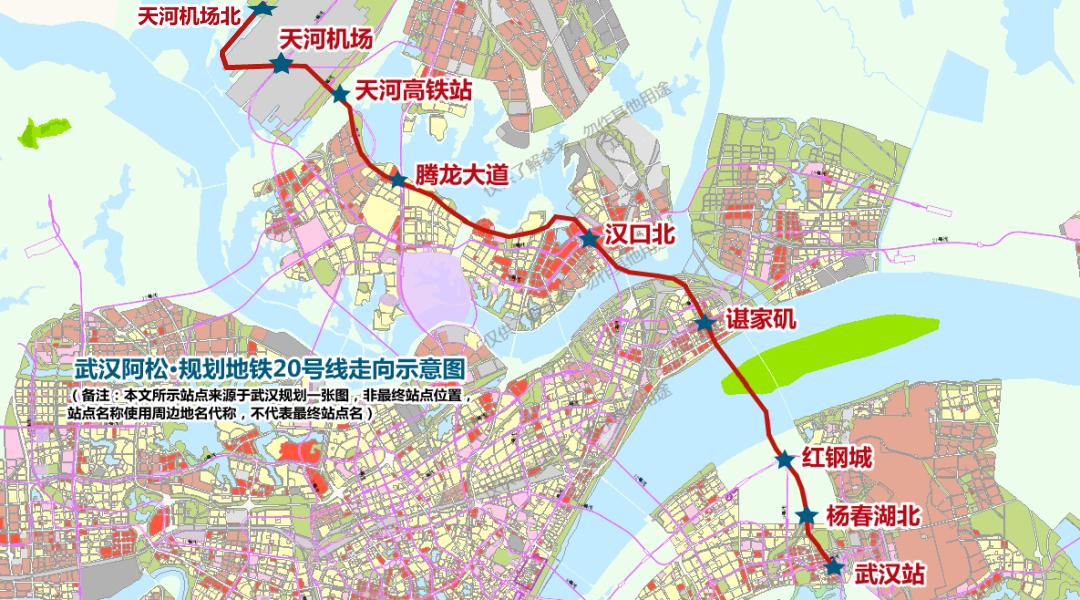 武汉地铁19号线最新线路图